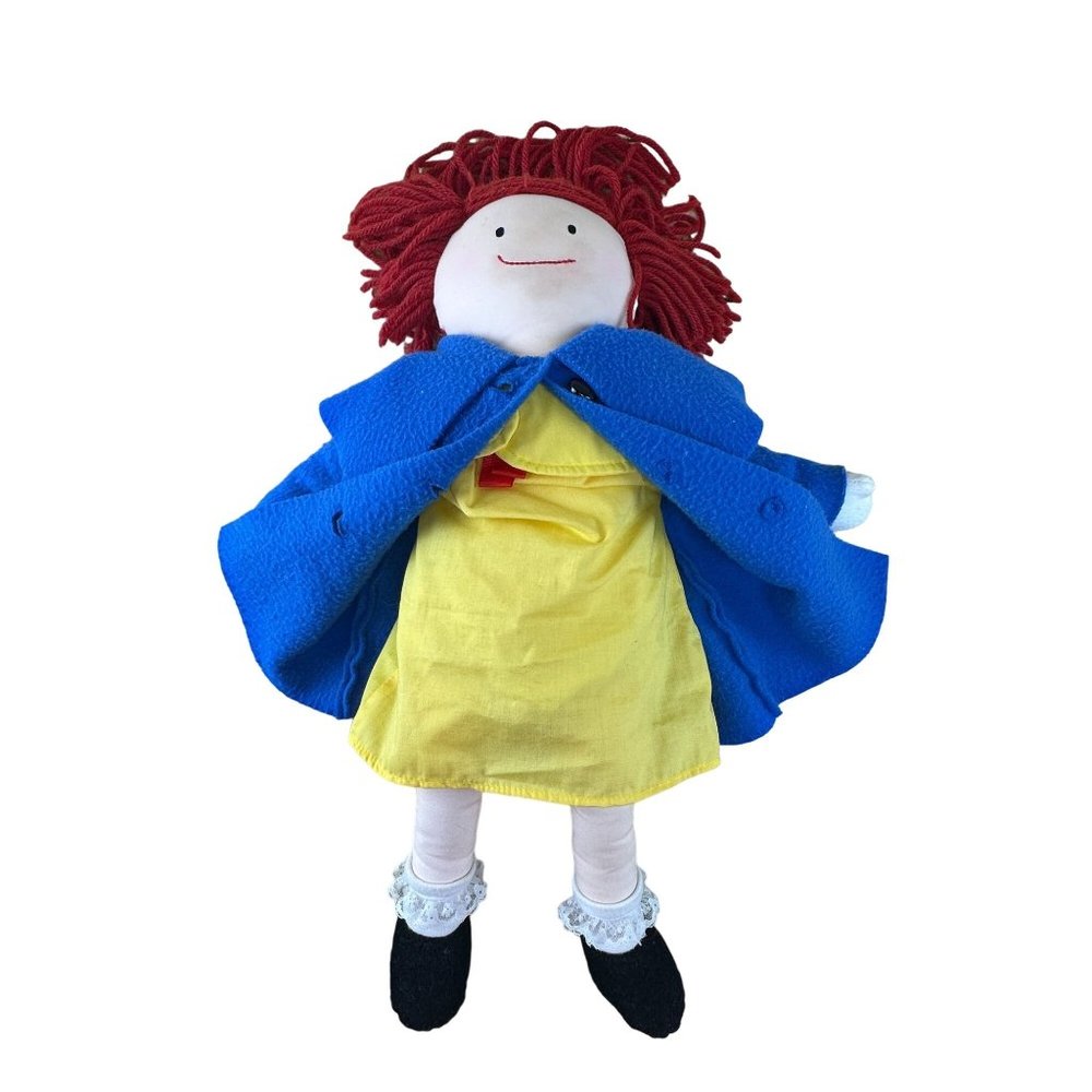 VINTAGE 1990 Madeline Stuffed Plush Cloth Doll Doll Eden by Barbara Bemelman